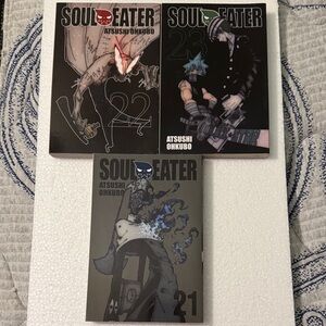Manga Soul Eater Volumes 21-23 - Black, Gray, Green Accents
